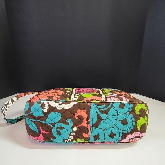 Vera Bradley Brown Flowered Bag - Picture 3 of 8